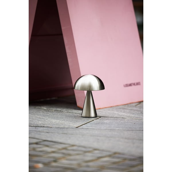 Tamno siva LED stolna lampa s mogućnosti zatamnjivanja (visina 20 cm) Mush – Hübsch-image-4