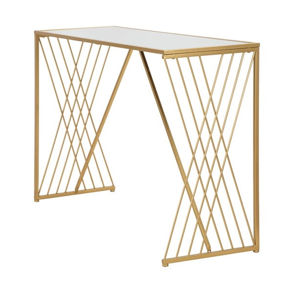 Pomoćni stol u zlatnoj boji 40x120 cm Easy – Mauro Ferretti-image-1