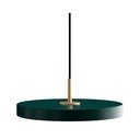 Tamno zelena LED viseća svjetiljka s metalnim sjenilom ø 31 cm Asteria Mini – UMAGE