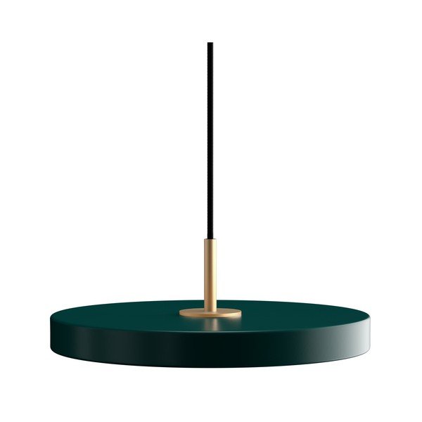 Tamno zelena LED viseća svjetiljka s metalnim sjenilom ø 31 cm Asteria Mini – UMAGE