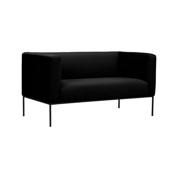 Crna sofa Windsor & Co Sofas Neptune, 145 cm-image-2