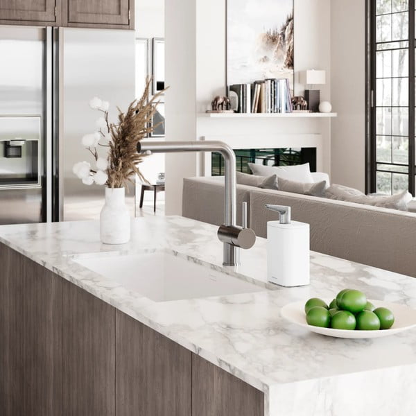 Bijeli željezni dozator sapuna 473 ml Pulse – simplehuman-image-1