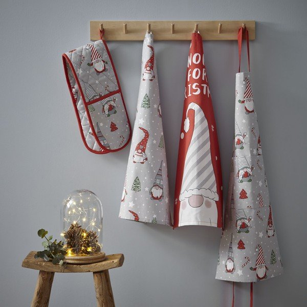 Pamučna pregača s božićnim motivom Gnomes – Catherine Lansfield-image-1