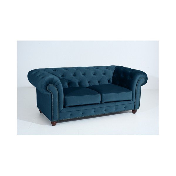 Plava sofa Max Winzer Orleans Velvet, 196 cm-image-2