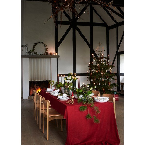 Bijela božićna vaza od porculana Kähler Design Hammershøi, visine 13 cm-image-2