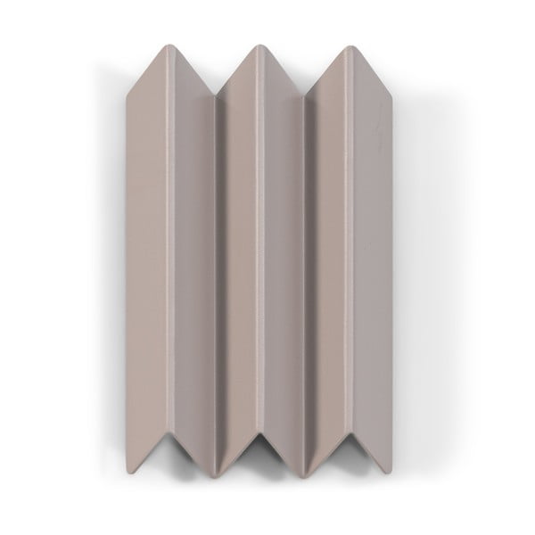 Smeđe-siva metalna zidna vješalica s policom 13 cm Sensu – Spinder Design