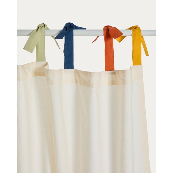 Krem pamučna dječja zavjesa 135x270 cm Zelda – Kave Home-image-4