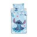Plava pamučna dječja posteljina za krevet za jednu osobu 140x200 cm Lilo and Stitch "Blue"  – Jerry Fabrics