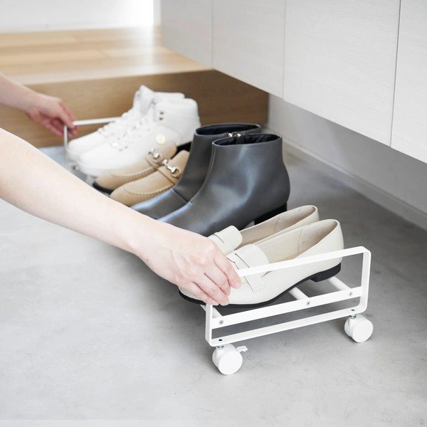 Bijeli metalni stalak za cipele 83,5x14,5x27,5 cm Tower – YAMAZAKI-image-1