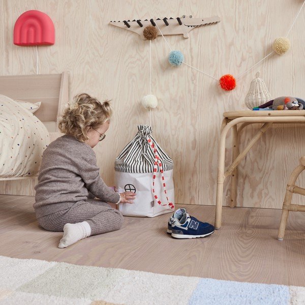 Krem pamučna dječja posteljina za dječji krevetić 70x100 cm Konfetti – OYOY Mini-image-2