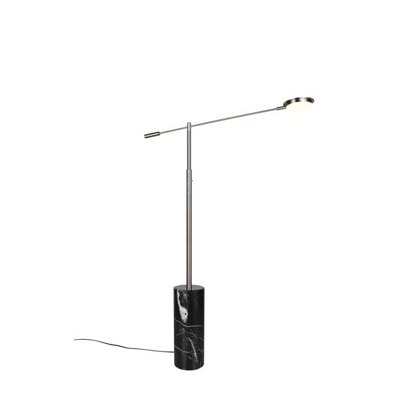 Crna/u srebrnoj boji LED stojeća svjetiljka (visina 145 cm) Fiore – Trio Select-image-3