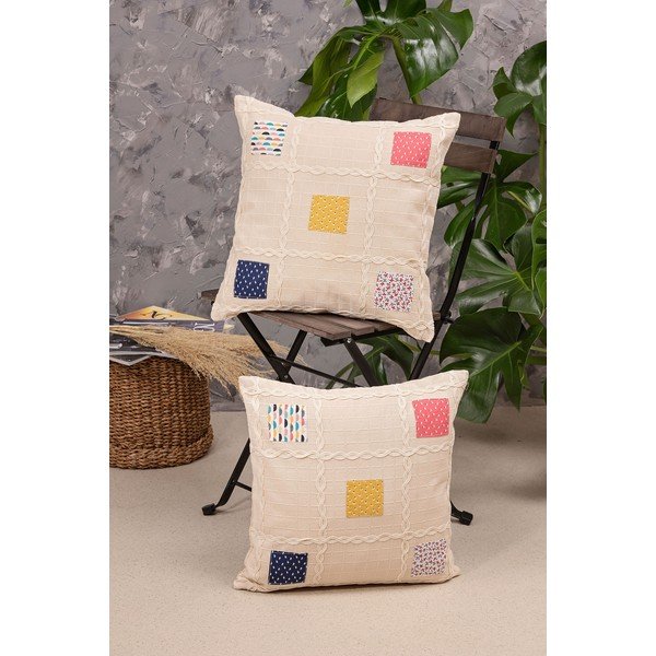 Jastučnice u setu od 2 kom 40x40 cm Patchwork - Oyo Concept