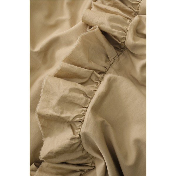 Svijetlo zelena/kaki zelena posteljina za krevet za jednu osobu od pamučnog satena 150x210 cm Gloria – Ellos Home-image-2