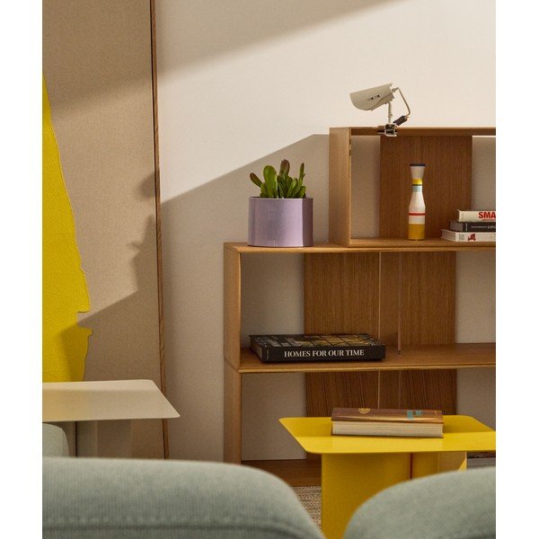 Svijetlo siva metalna stolna lampa s hvataljkom (visina 16 cm) Jula – Kave Home-image-3