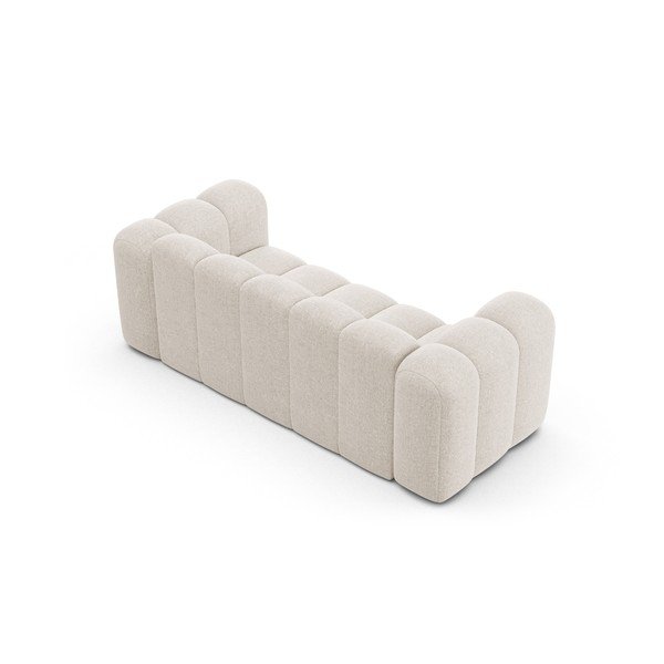 Krem sofa od šenila 200 cm Lupine – Micadoni -image-2