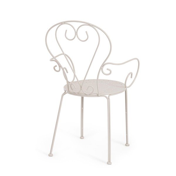 Bež metalna vrtna stolica Etienne – Bizzotto-image-4