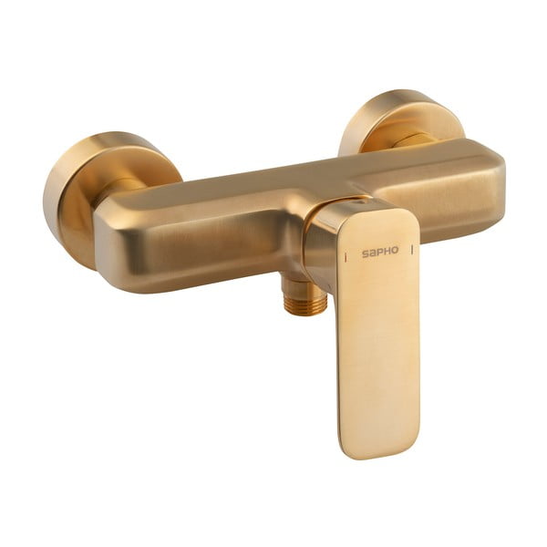 Zidna slavina za tuš u zlatnoj boji (s 1 izlazom) Spy – Sapho