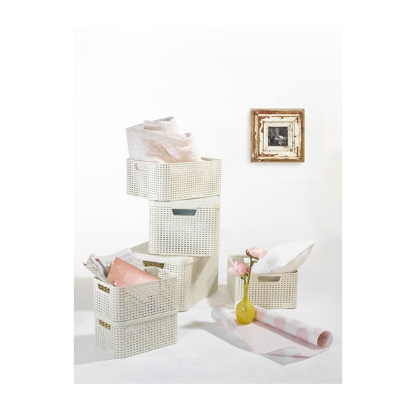 Siva košara za odlaganje Curver Style, 30 l-image-1