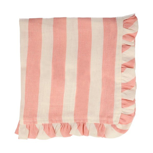 Laneni ubrusi u setu 4 kom Stripe Ruffle – Meri Meri-image-4