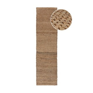 Staza od jute u prirodnoj boji 60x230 cm Sol - Flair Rugs