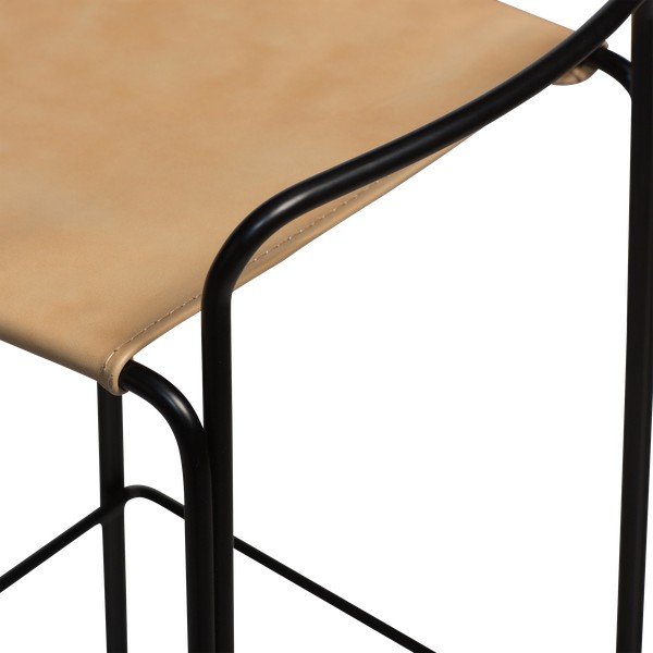 Smeđa barska stolica (visine sjedala 77 cm) Paz – DAN-FORM Denmark-image-2