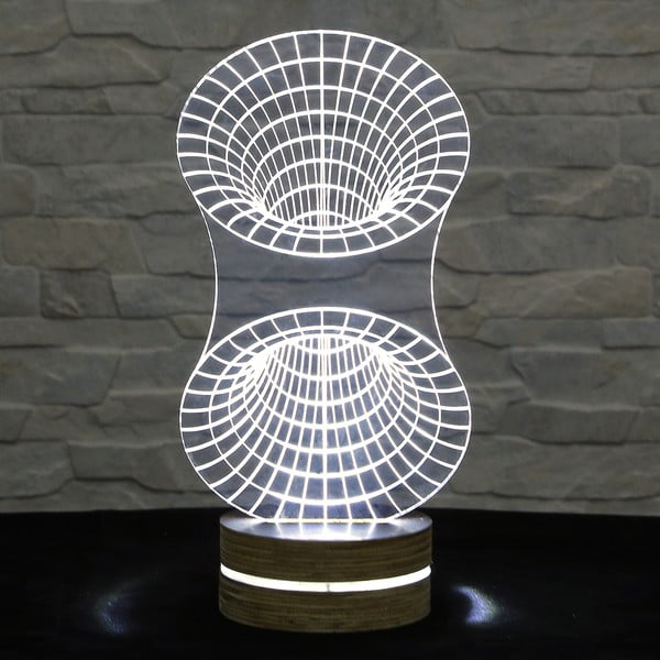 3D tunelska stolna lampa