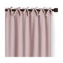 Prljavo roza zavjesa za djelomično zamračenje 140x250 cm Carli Tie – Restilo