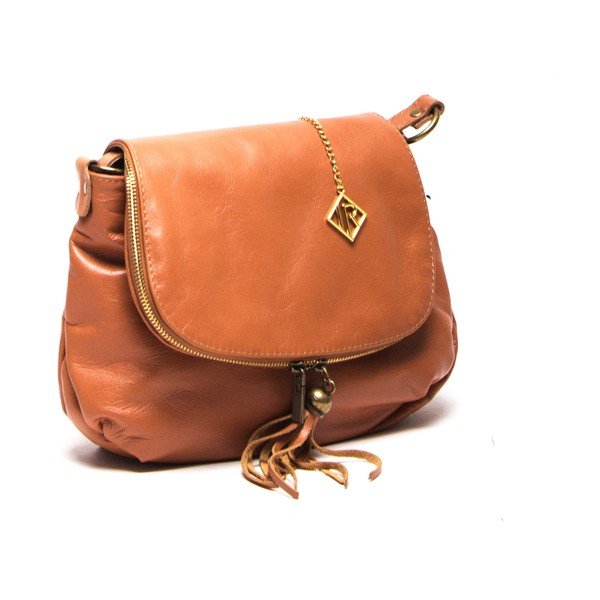 Kožna torbica Isabella Rhea 2052 Cognac-image-1