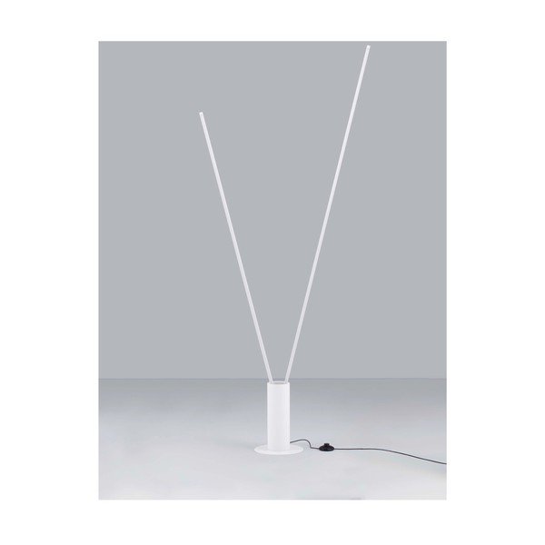 Mat bijela metalna LED stojeća svjetiljka sa savitljivom konstrukcijom (visina 181 cm) Kimolia – Nova Luce-image-2