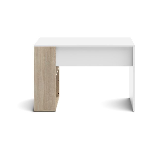 Bijeli radni stol u dekoru hrasta 114x50 cm Yale - TemaHome -image-4