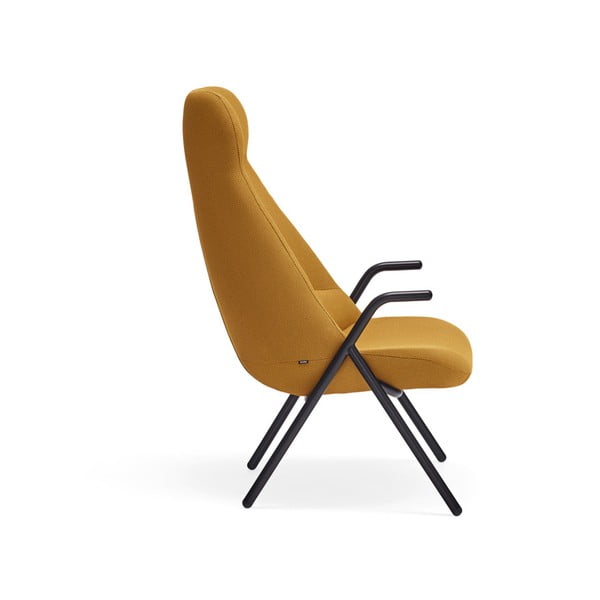 Senf žuta fotelja Teulat Dins, visina 114 cm-image-3