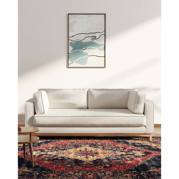 Krem sofa 222 cm Celerio – Ame Yens-image-1