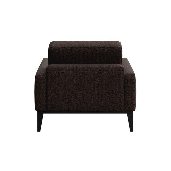 Čokoladno smeđa fotelja MESONICA Musso Tufted-image-3