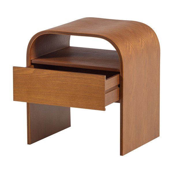 Noćni ormarić s policama u prirodnoj boji Momo – WOOOD-image-2