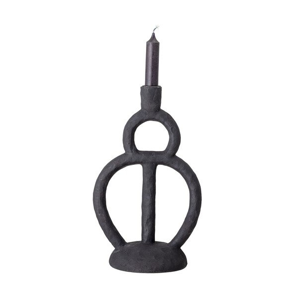 Crni svijećnjak Bloomingville Ramina, visina 29 cm-image-2
