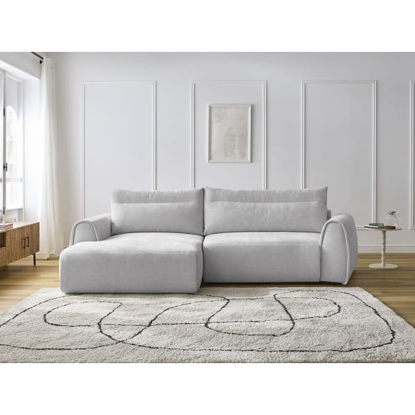 Svijetlo siva kutna garnitura Aden – Bobochic Paris-image-1