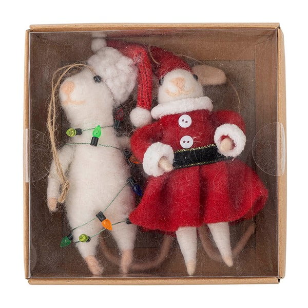 Vuneni ukrasi za božićno drvce u setu 2 kom 13 cm Peo – Bloomingville-image-2