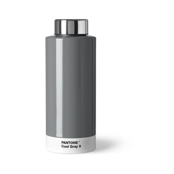 Svjetlosiva boca od nehrđajućeg čelika Pantone, 630 ml