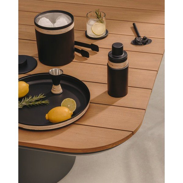Set za pripremu koktela od nehrđajućeg čelika Shai – Kave Home-image-1