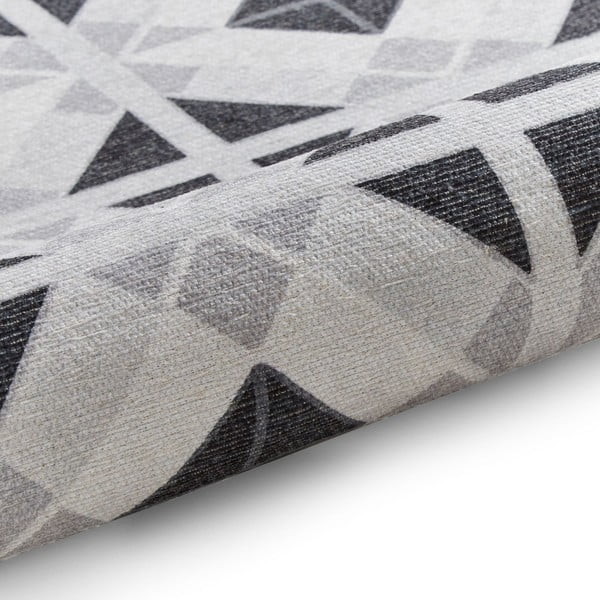 Svijetlo siva/tamno siva periva staza 76x230 cm Victoria Light – Think Rugs-image-3