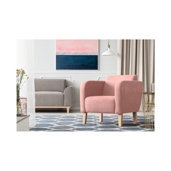 Ružičasta Kooko Home Swing fotelja-image-1