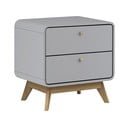 Sivi noćni ormarić Cassie - Støraa