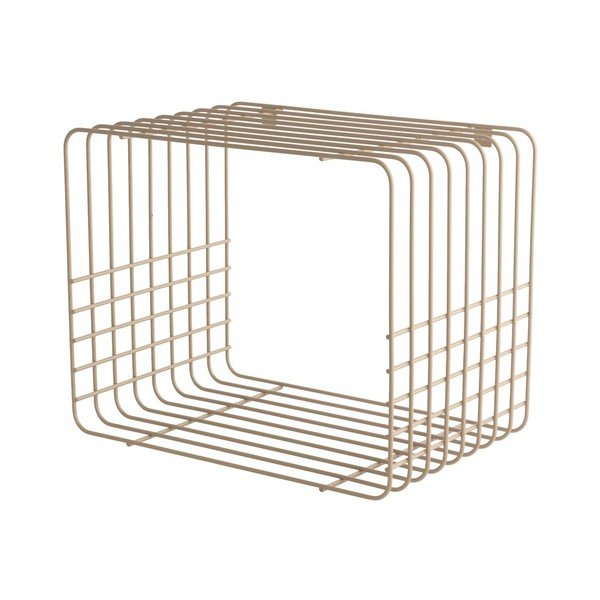 Bež metalna polica s više razina 38 cm Wire – Mette Ditmer Denmark