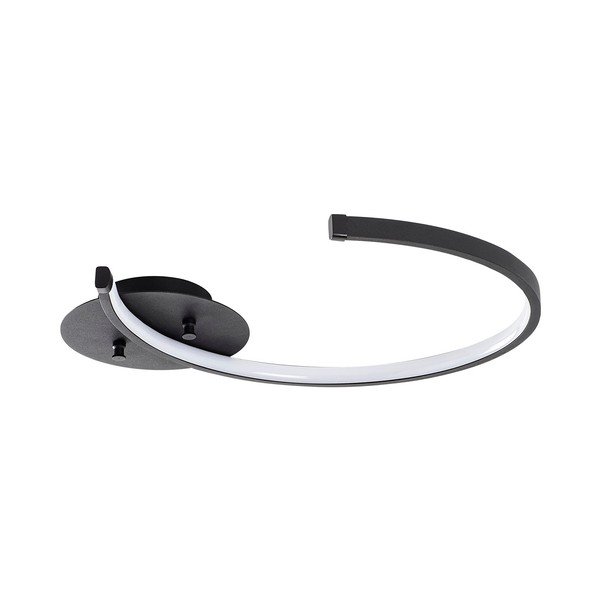 Crna LED stropna svjetiljka 33x46 cm Moon – Opviq lights