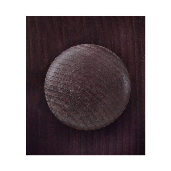 Tamno smeđa vitrina od masivnog bora 95x35 cm Lisa – Støraa-image-4