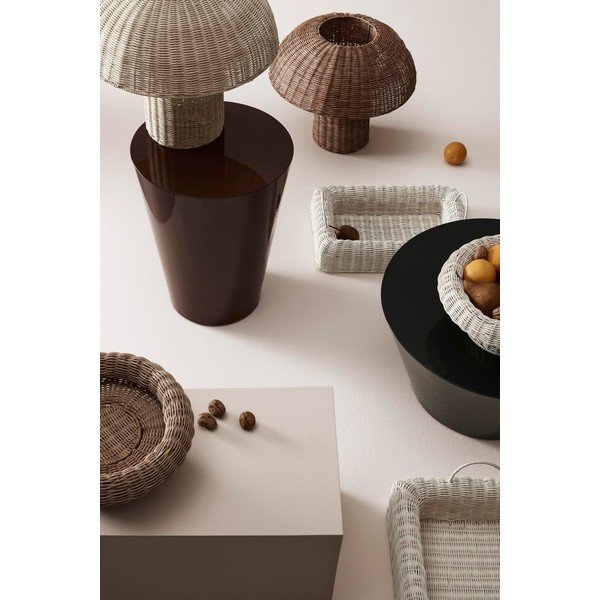 LED stolna lampa od ratana u prirodnoj boji sa sjenilom od ratana (visina 40 cm) Irele – Bizzotto-image-1