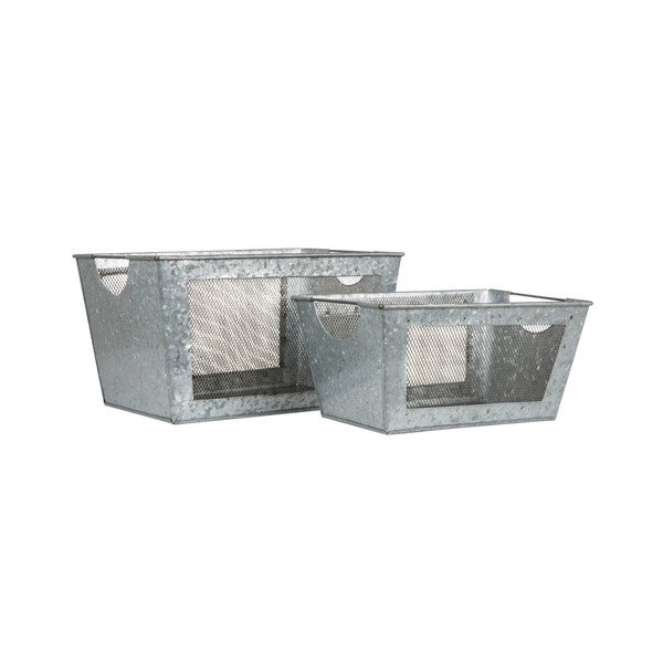 Set od 2 metalne košare za odlaganje Canett Padborg-image-1