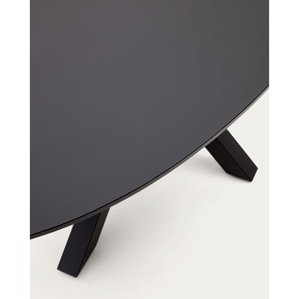 Blagovaonski stol sa staklenom pločom stola 100x200 cm Argo – Kave Home-image-4