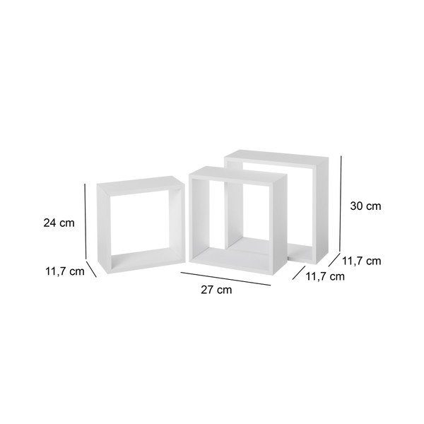 Bijele police u setu 3 kom – Casa Selección-image-2