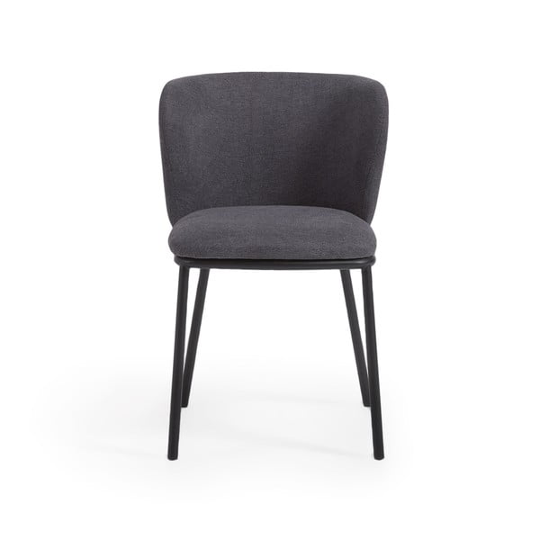Tamno siva blagovaonska stolica Ciselia - Kave Home-image-2
